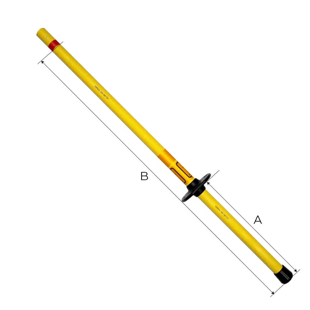 Eendelige bedieningsstok plug-in type