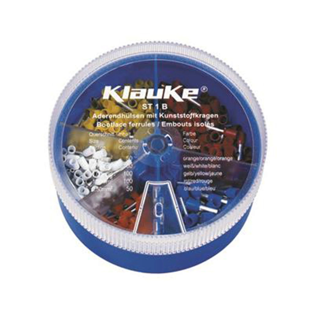 ST1B - Doos met geïsoleerde hulzen 0.5 - 2.5mm², Duitse kleurcode