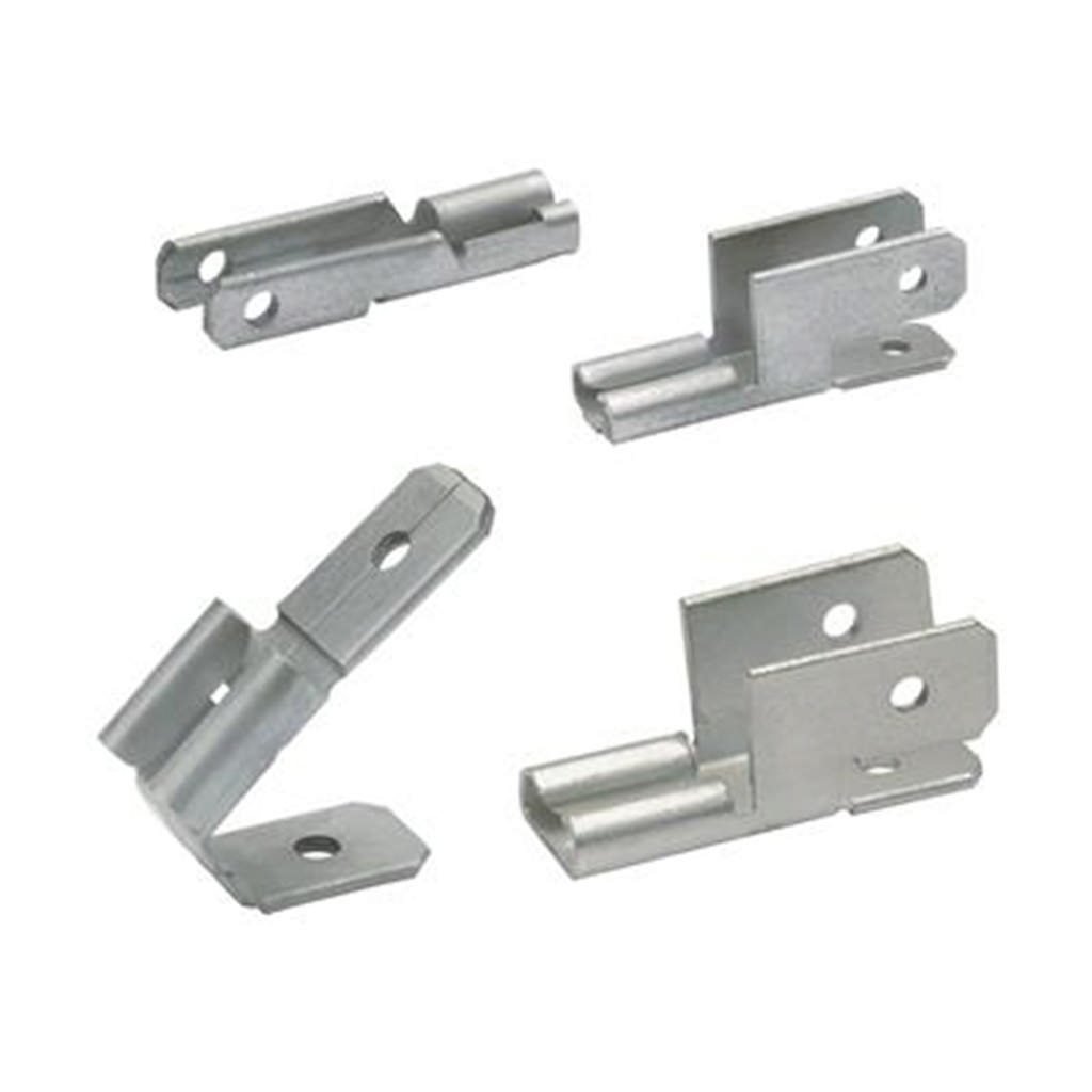 Mannelijke vlakstekkers met aftakking