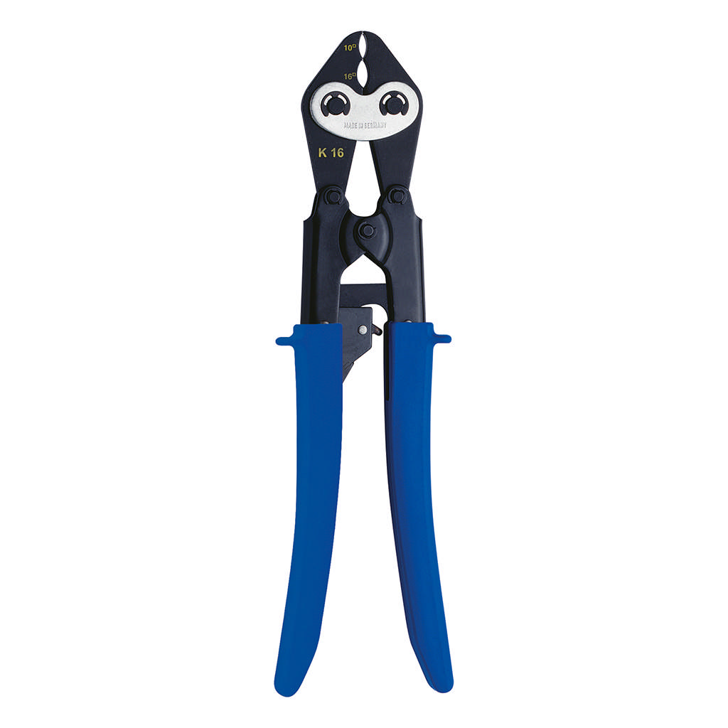 K16 - Perstang voor geïsoleerde gelaste kabelschoenen 10 en 16 mm²