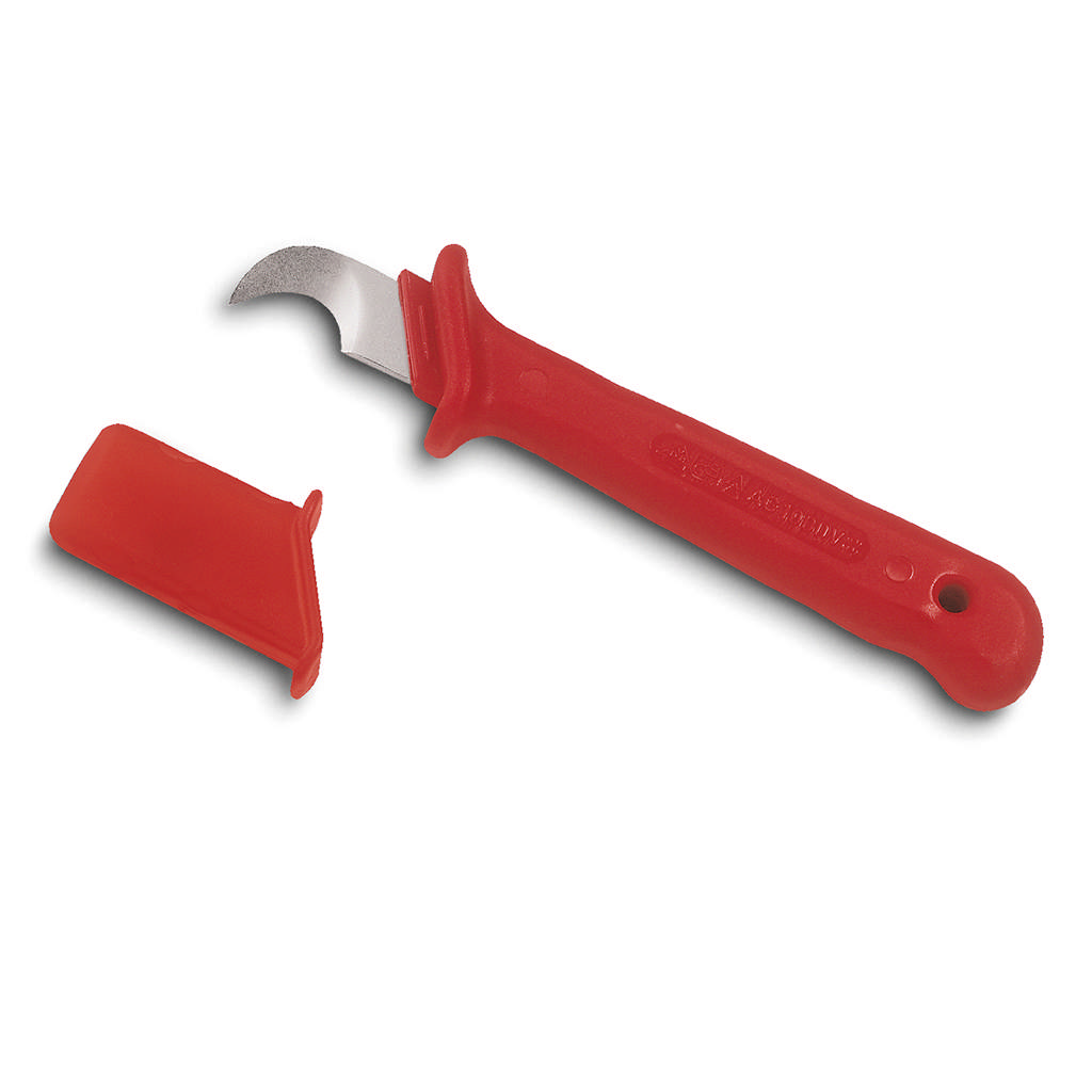 Geïsoleerde stripmes met beschermkap