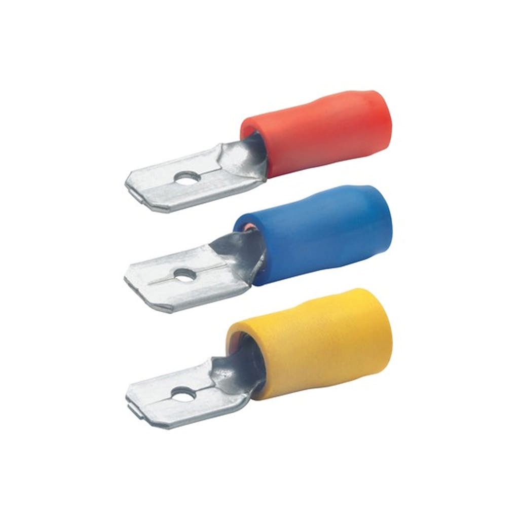 Mannelijke vlakstekkers