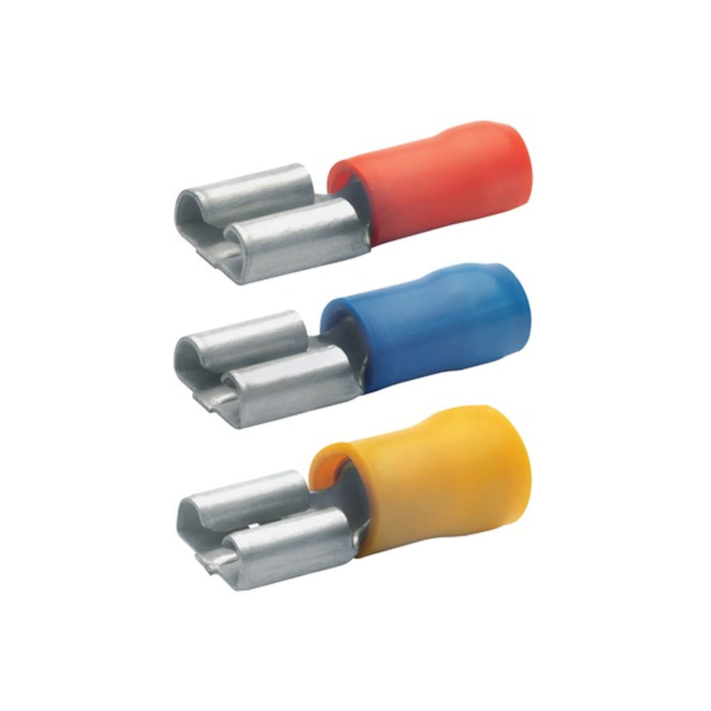 Vrouwelijke vlakstekkers, vertind brons