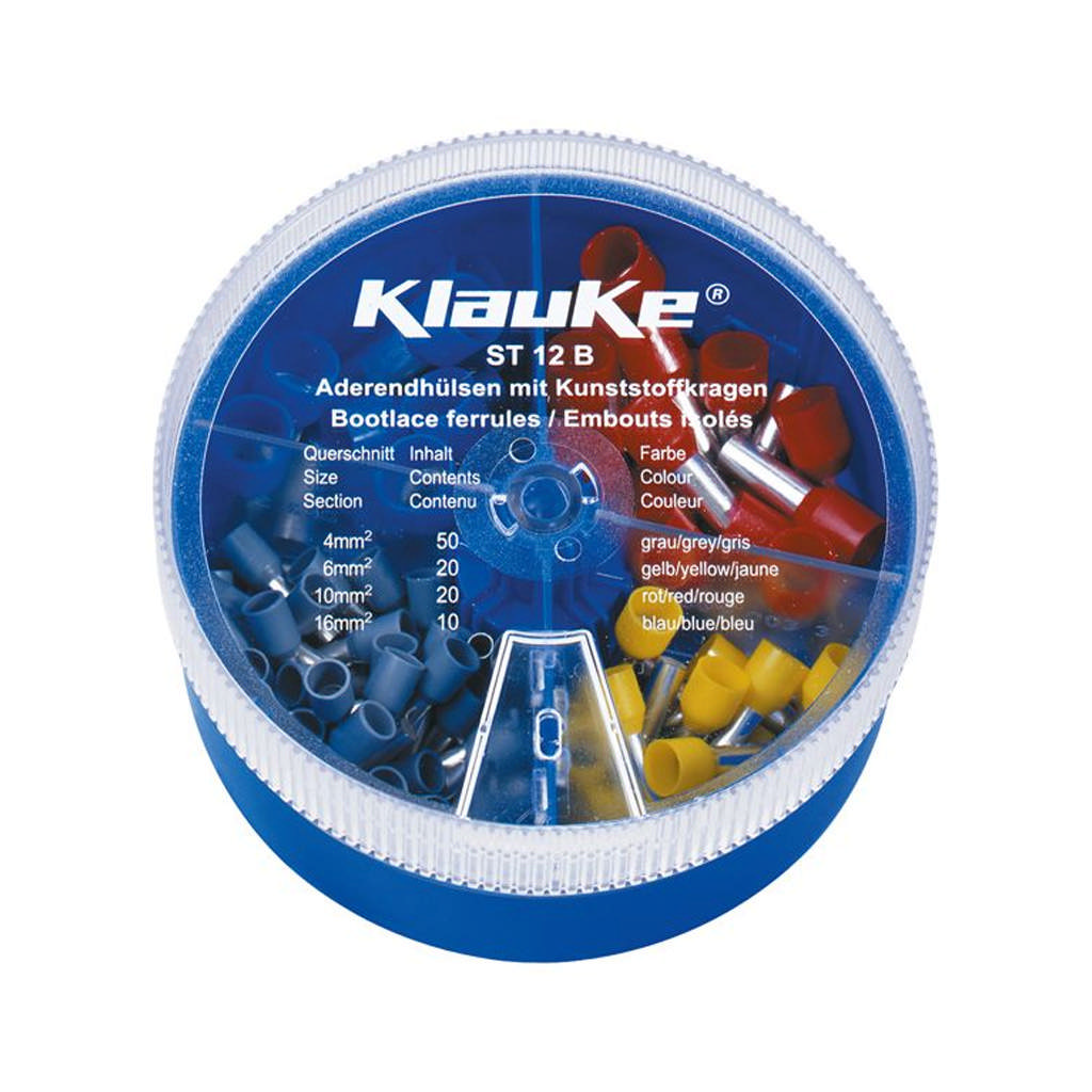 ST12B - Doos met geïsoleerde hulzen 4 - 16mm², DIN 46228
