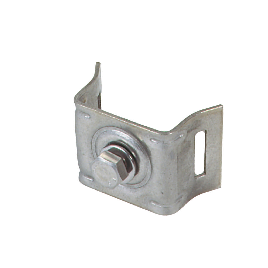 Bevestigingsbeugel verbrede U-vorm met 1 bout - RVS (V2A)