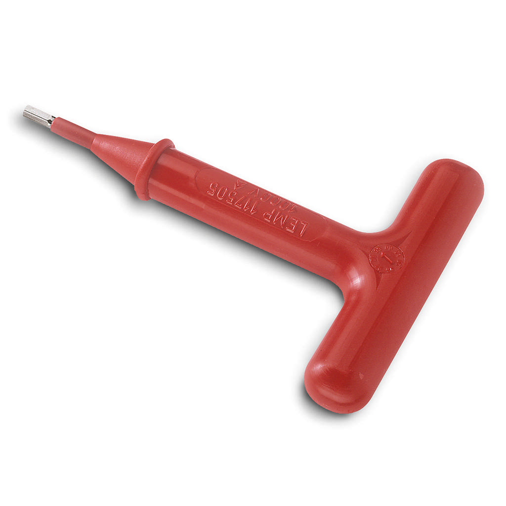 6-kant T-sleutel 160mm geïsoleerd