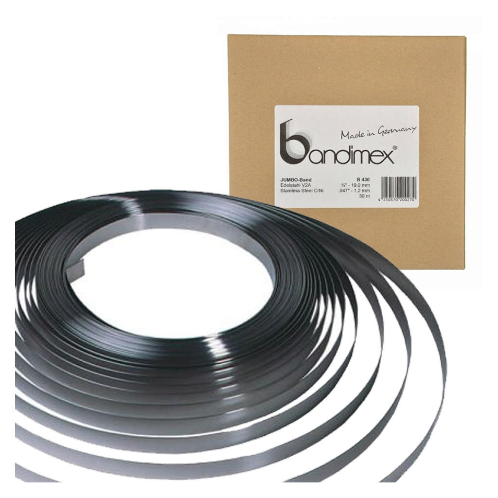 Bevestigingsband RVS Jumbo - AISI 304