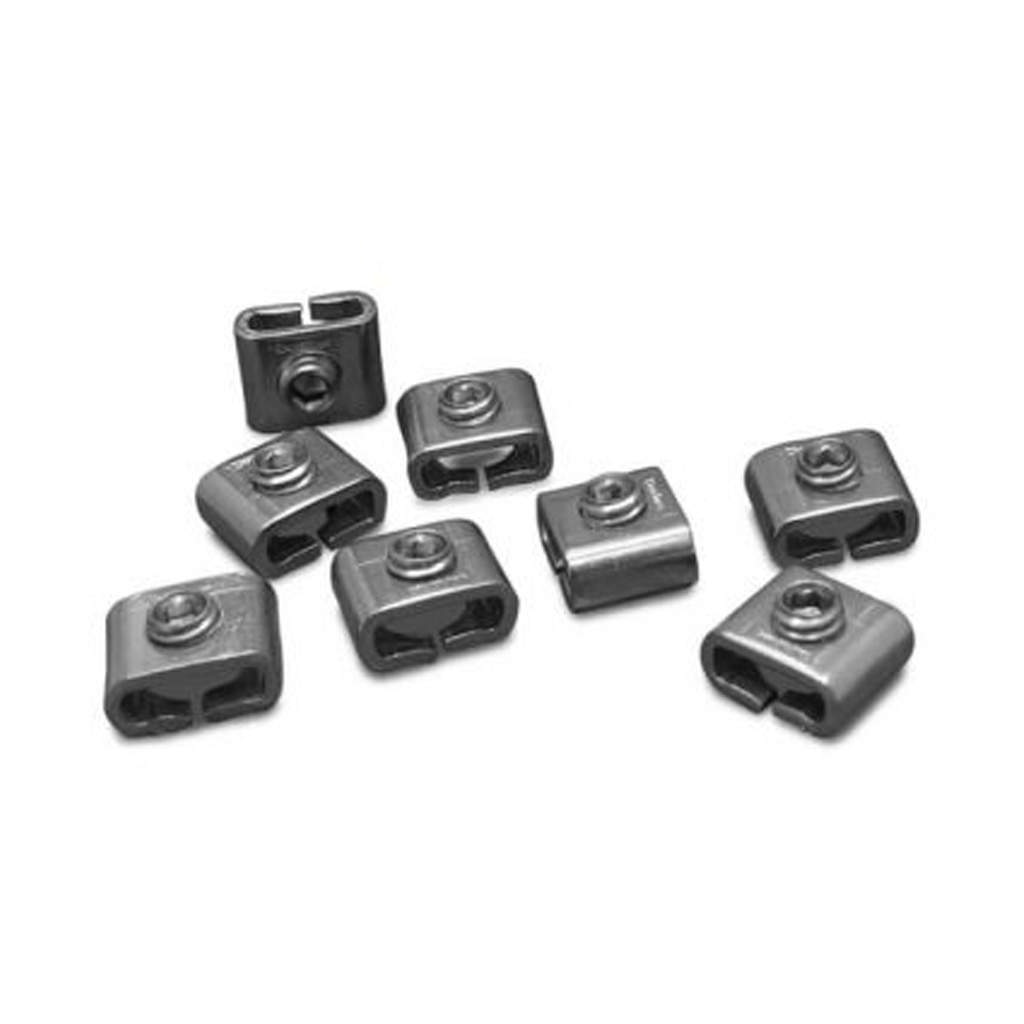 Gespen met vijs - RVS (V2A)