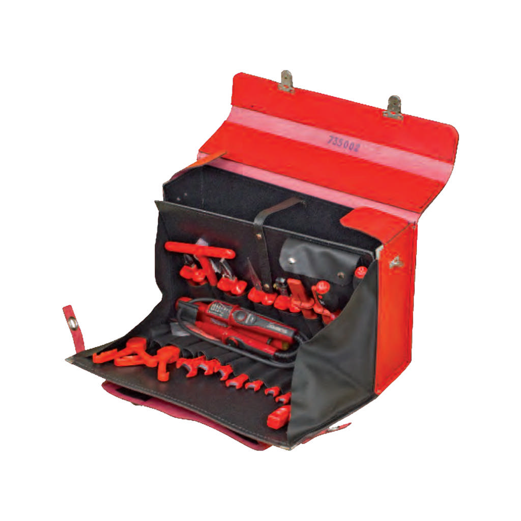 Gereedschapskoffer met geïsoleerd gereedschap VDE, 33-delig