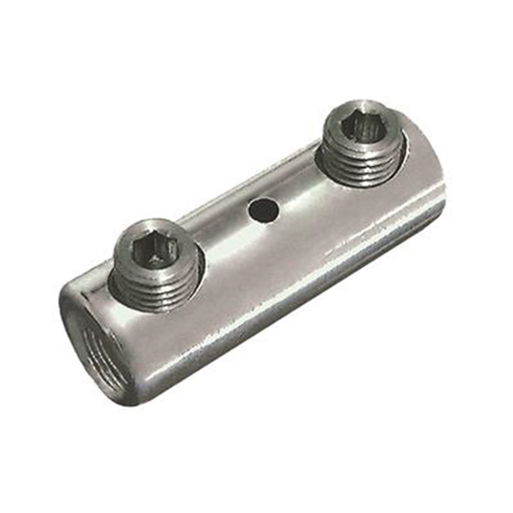 Koperen schroefverbinder