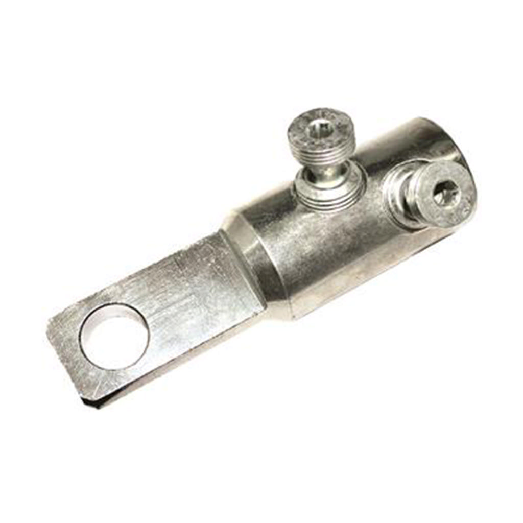 Aluminium schroefkabelschoen met centrische kabelgeleiding