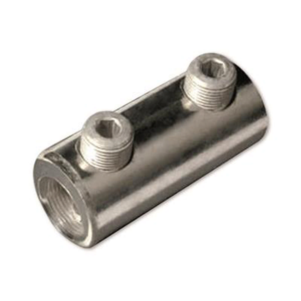 Aluminium schroefverbinders met aftakopening