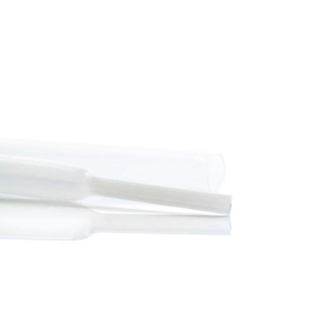 Krimpkousen 2:1 dunwandig, niet vlamvertragend, transparant, op rol