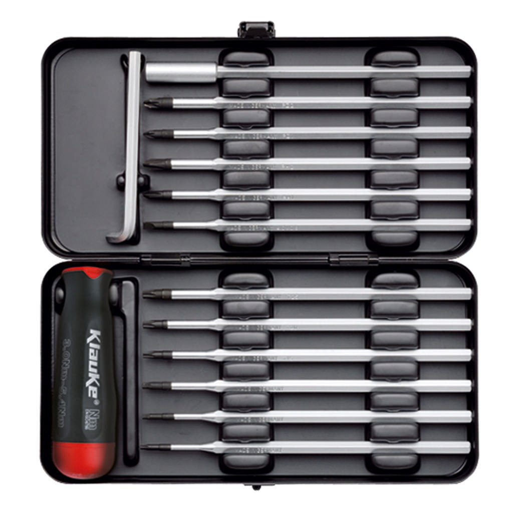 Momentsleutelset 0,6 - 1,5Nm, 14-delig