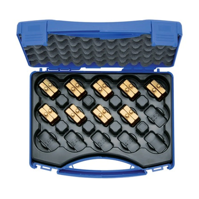 Persmatrijzenset 6 - 120 mm² HD4 in kunststof koffer, 10-delig