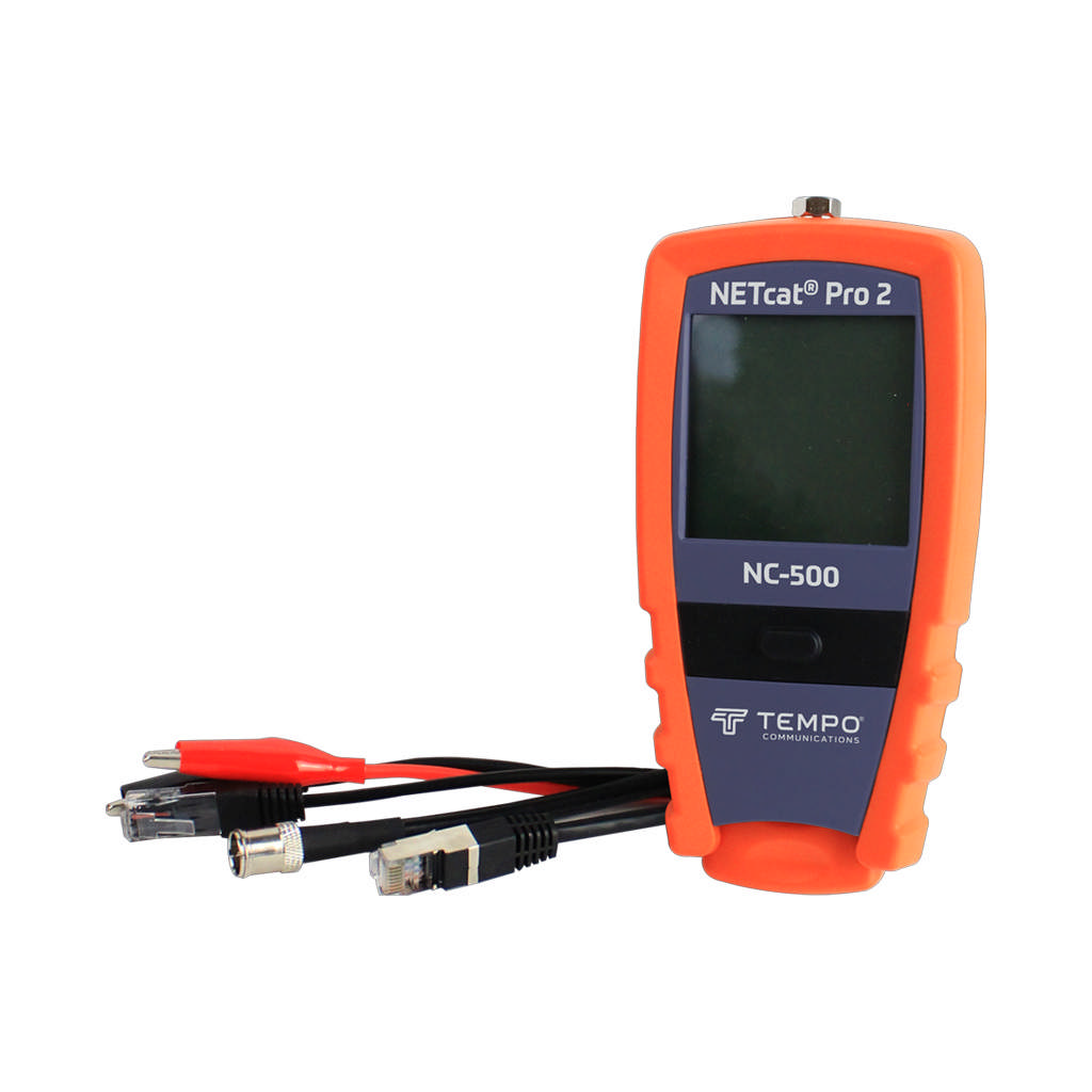 NC-500 - NETcat® Pro2 bekabelingstester - Ethernet, PoE en kabeldiagnose