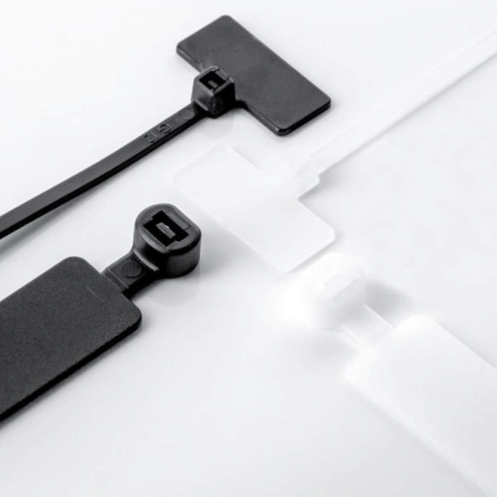 Kabelbinders PA met markeerlabel