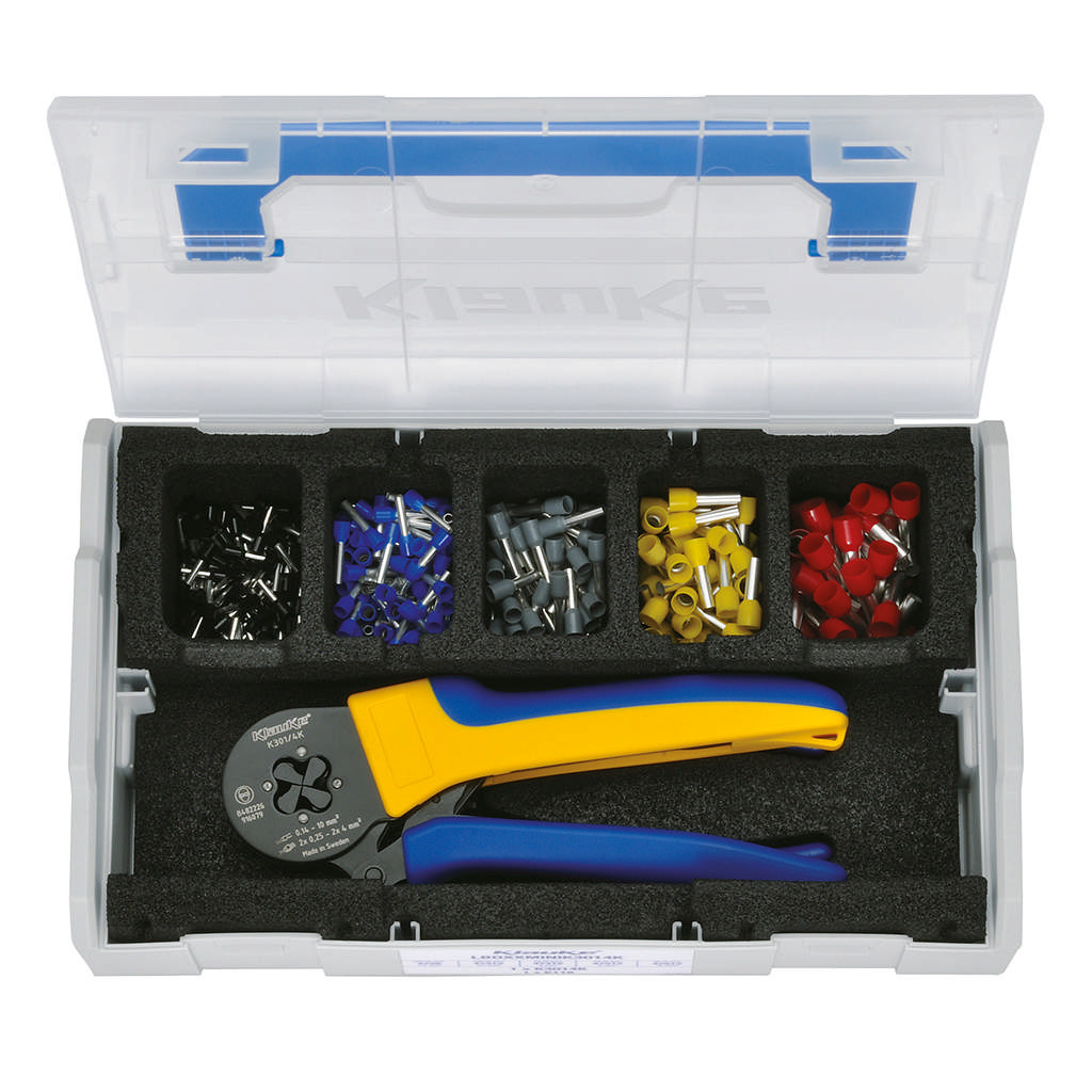 L-BOXX Mini - Koffer met K3014K persgereedschap en geïsoleerde adereindhulzen