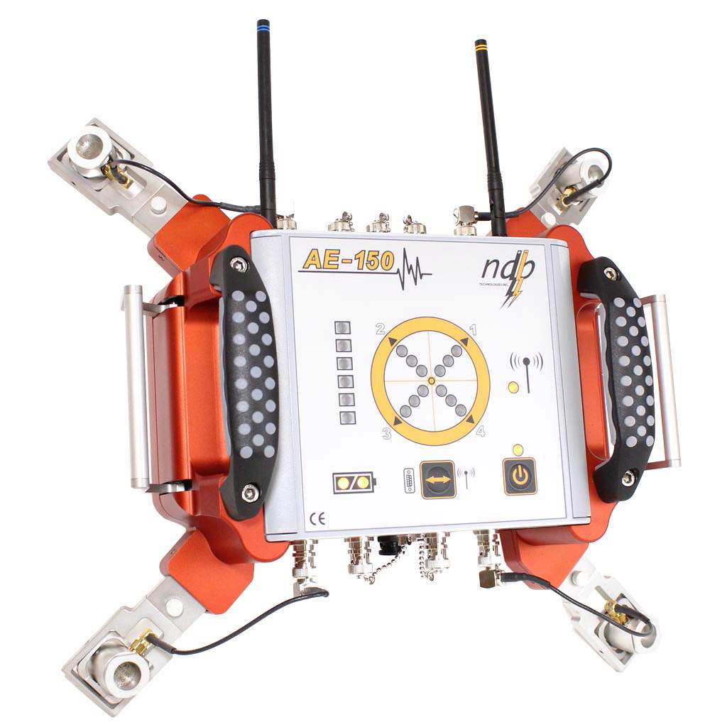 AE-150™ - detectie- en localisatiesysteem voor gedeeltelijke ontlading en hotspots voor krachttransf.