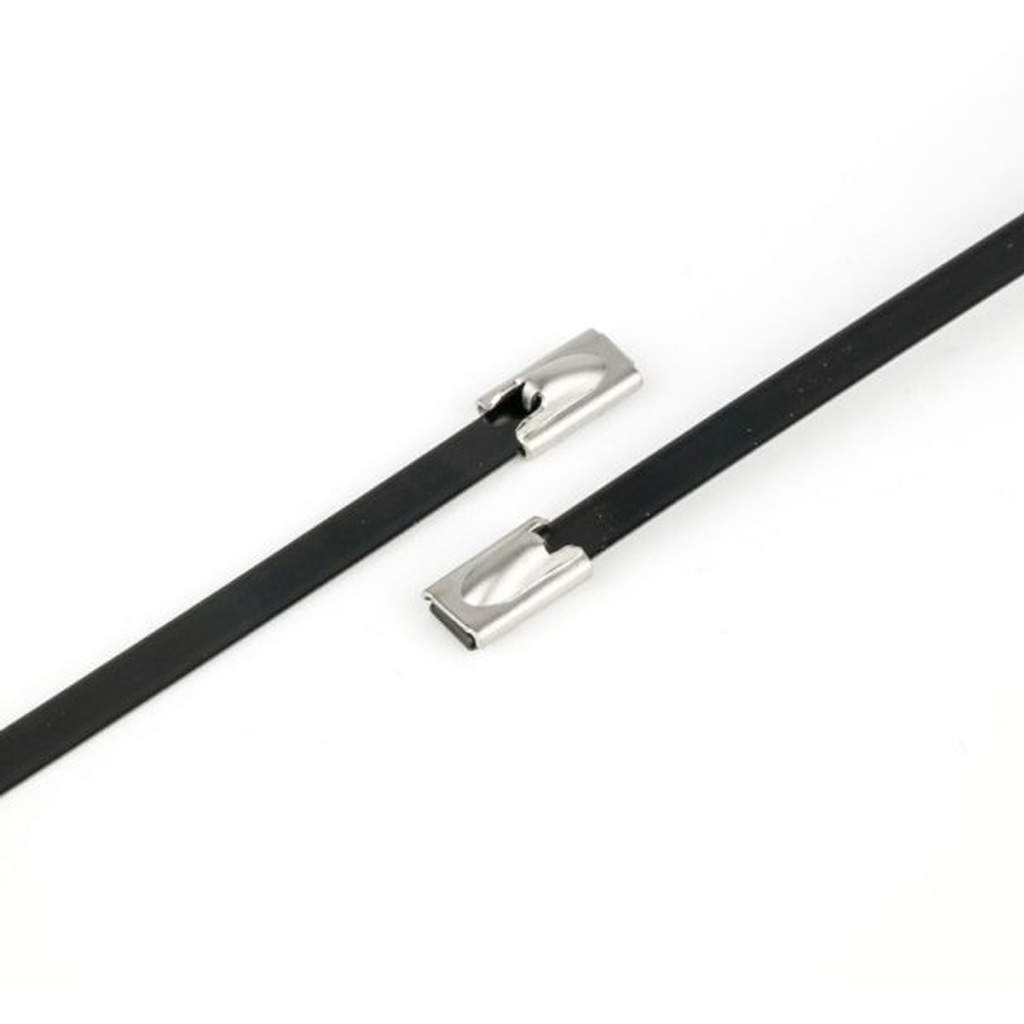 RVS kabelbinders ball-lock AISI 304 - gecoat