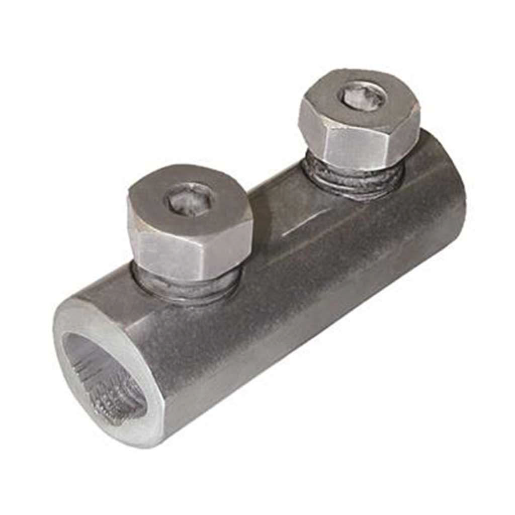 Aluminium schroefverbinders met sectorvormig klemkanaal