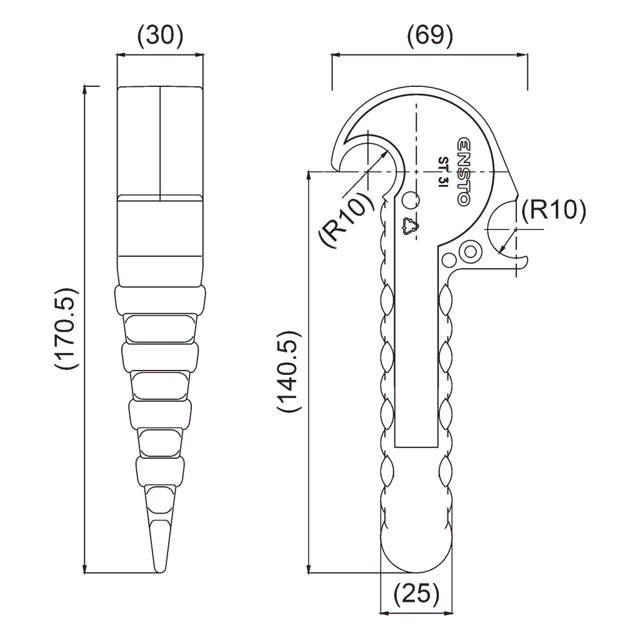 Wigvormig gereedschap