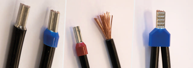 Correct verwerken van adereindhulzen